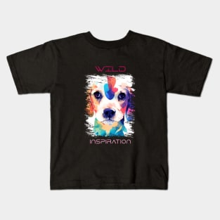 Carlin Dog Wild Nature Animal Colors Art Painting Kids T-Shirt